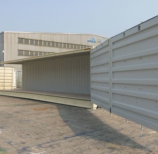 40' Open Side One Trip Container