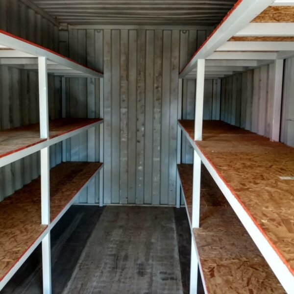 Steel Shelving w/ OSB