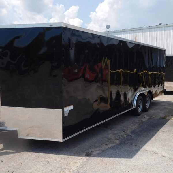 Fast Cargo Black Tandem Axle 6×12 Cargo Trailer
