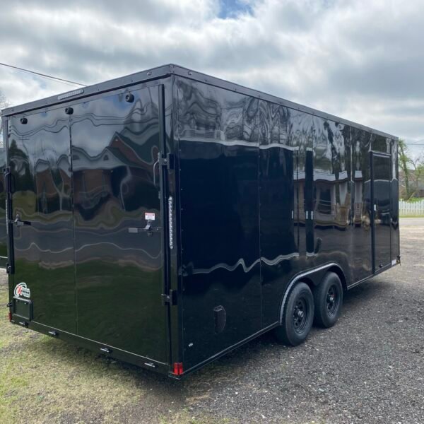 Xtreme Cargo Black 8.5×20 Toy Hauler | Custom Blackout Trailer